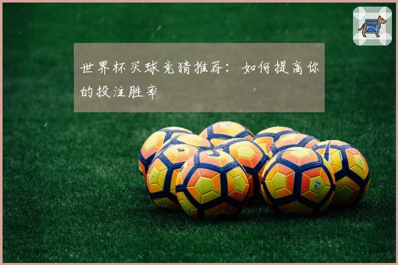 世界杯买球竞猜推荐：如何提高你的投注胜率